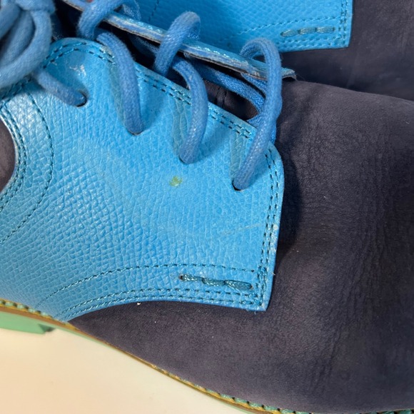 Cole Haan GREAT JONES Saddle Shoes colorful eclectic suede and Leather men\'s‎ 10